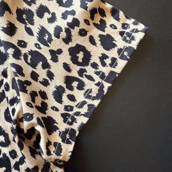 NWT Blooming Jelly Short Sleeve Leopard Print Top - Picture 5 of 8